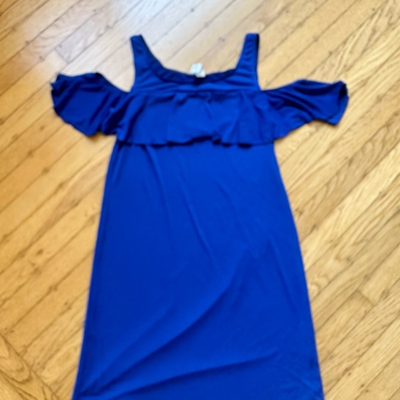 Lise Charmel Antigel XS/S Cold Shoulder Royal Blue Dress - French luxury brand - Picture 3 of 8